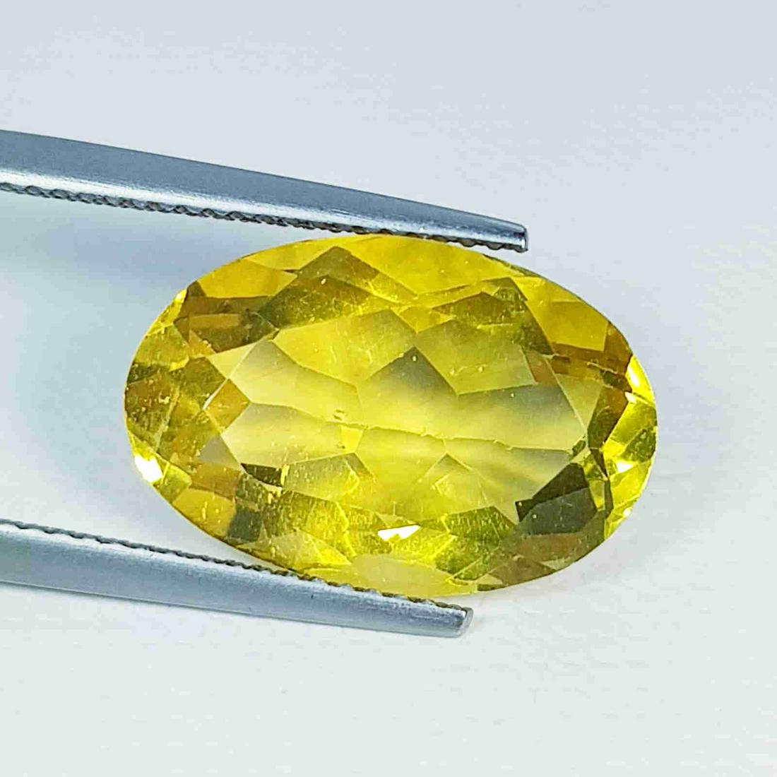 Natural Golden Yellow Fluorite Oval Cut 10.55 ct (1 of 5)