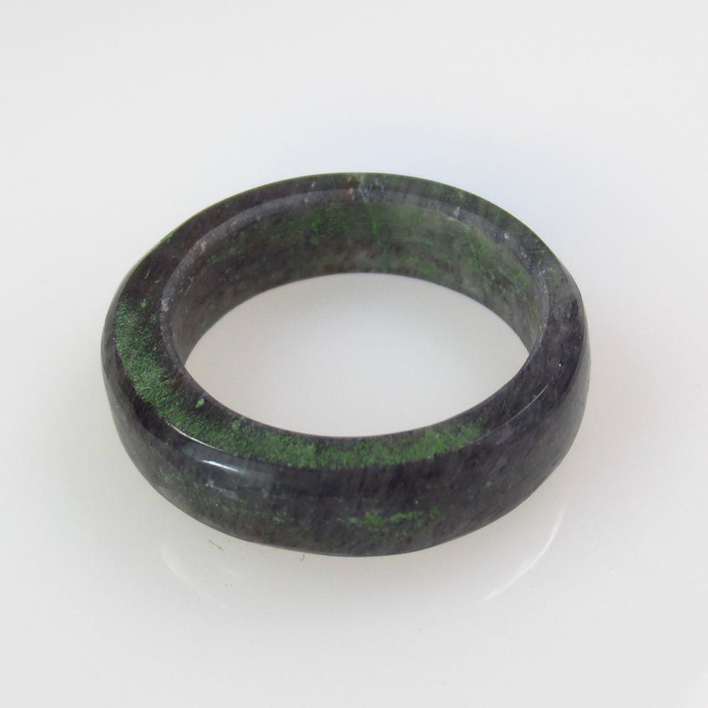 11.96 Ct Natural Dendrite Opal Round Ring (1 of 2)