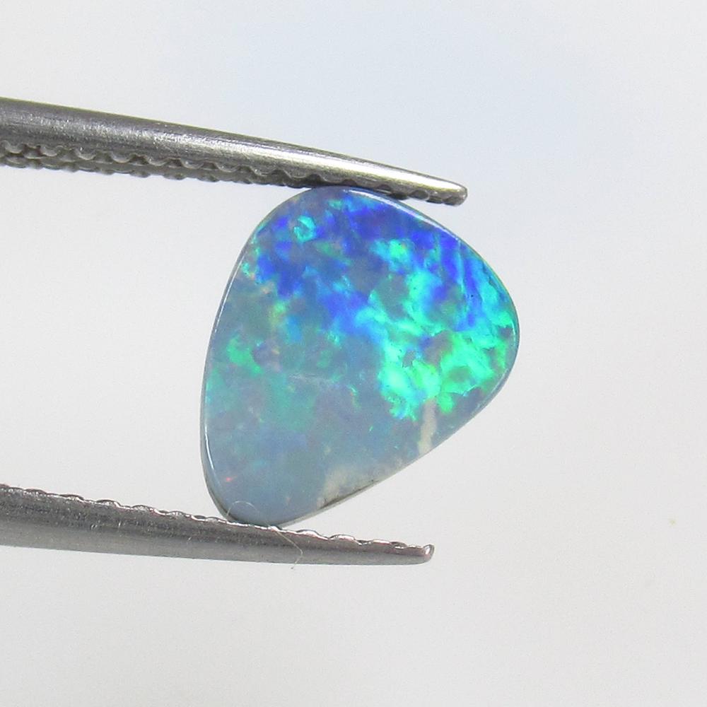 1.71 Ct Natural Australian Doublet Opal Pear Cabochon (1 of 2)