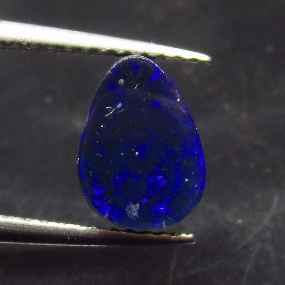 1.44 Ct Natural Australian Doublet Opal Pear Cabochon (1 of 2)