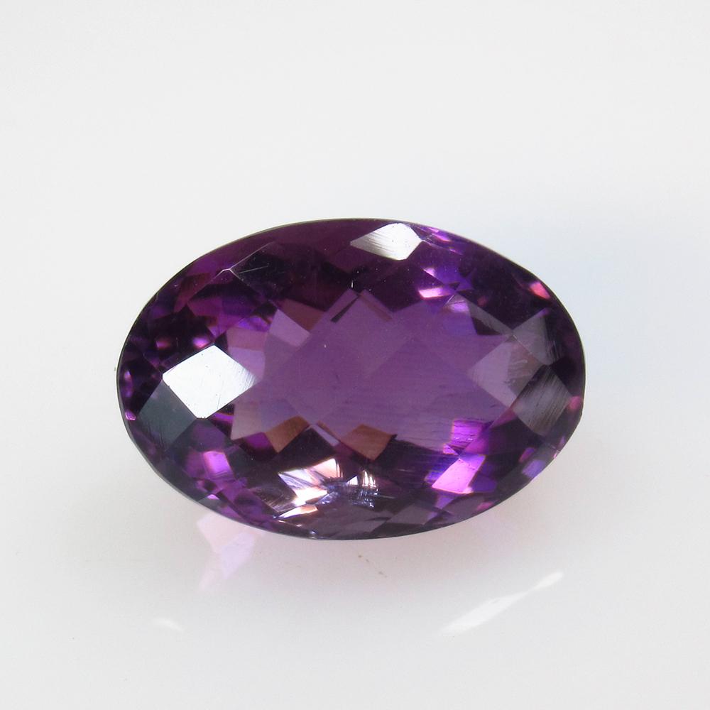 14.56 Ct Natural Purple Amethyst Oval Cut (1 of 2)
