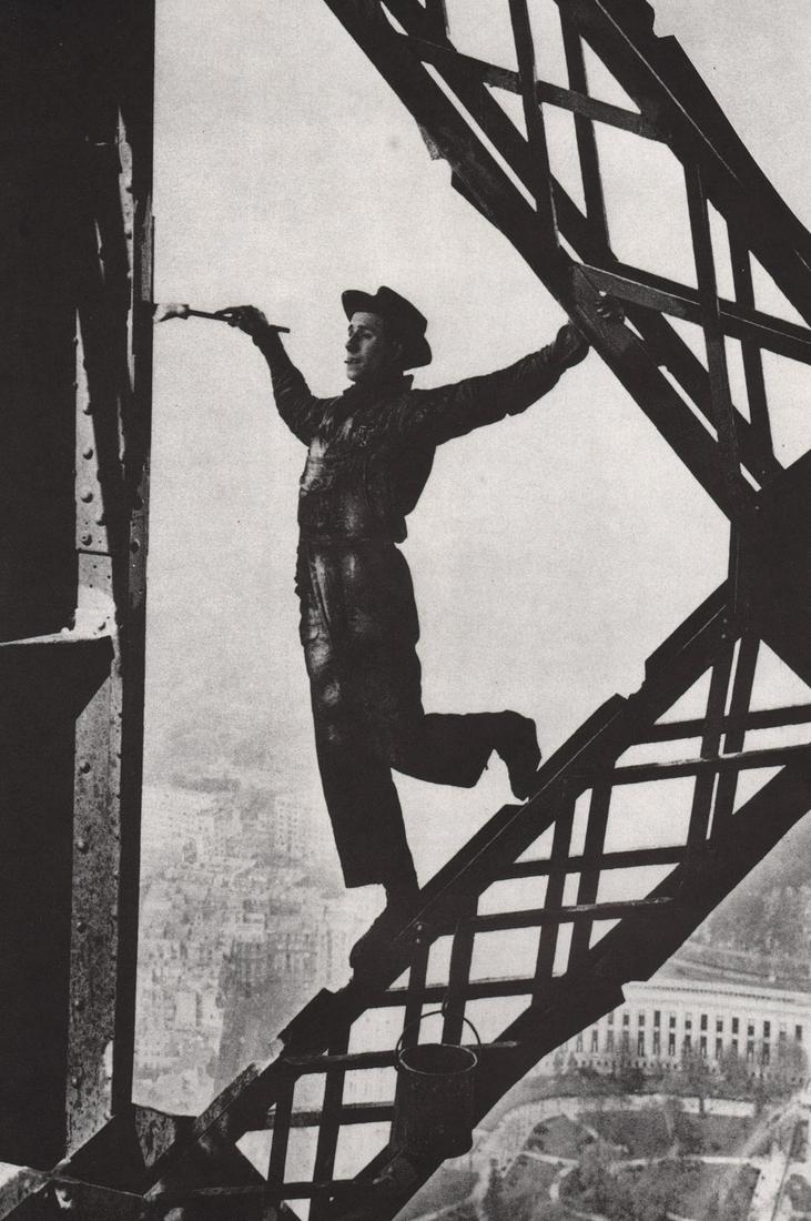 MARC RIBOUD -  The Painter of the Eiffel Tower, 1954 (1 of 1)