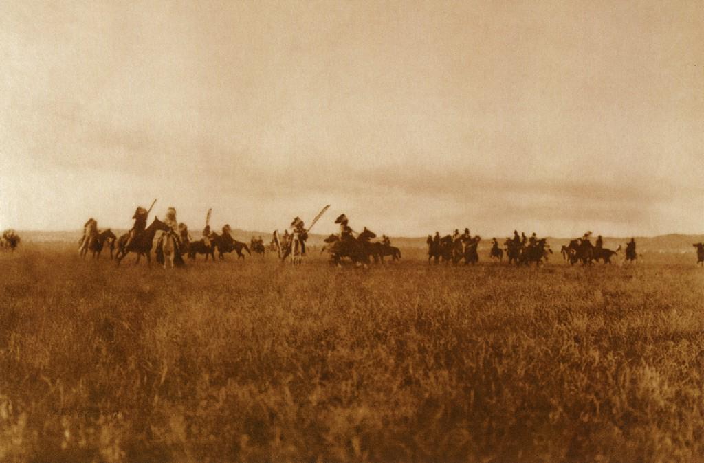 EDWARD CURTIS - The Morning Attack, 1908 (1 of 1)