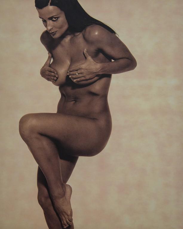 KARL LAGERFELD - Lisa Marie, 1997: Artist: Karl Lagerfeld Title: Lisa Marie, 1997 Medium: 1997 Large Satin Umber Finish Photo Lithograph Dimensions: 10.7x13.4" on 11.4x14.15" Description: Unmounted Artist Bio: Karl Otto Lagerfeld was a