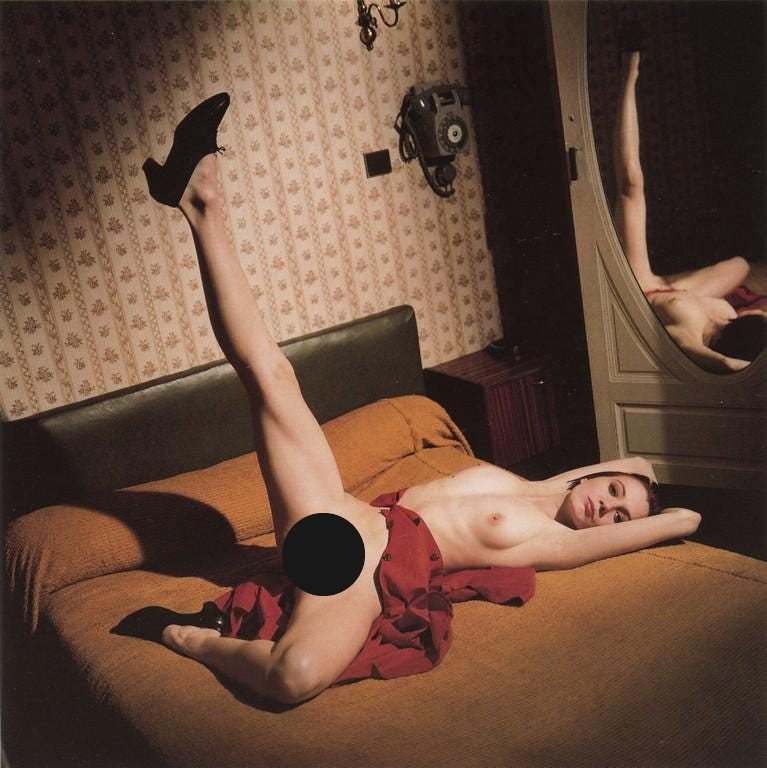 BETTINA RHEIMS - 15 Septembre, Paris: Artist: Bettina Rheims Title: 15 Septembre, Paris Medium: Photo Litho, 1994, Germany Dimensions: 7.45x7.45" Description: Heat Wax Mounted on 11x14" Conservation Board Artist Bio: Bettina Caroline Germ