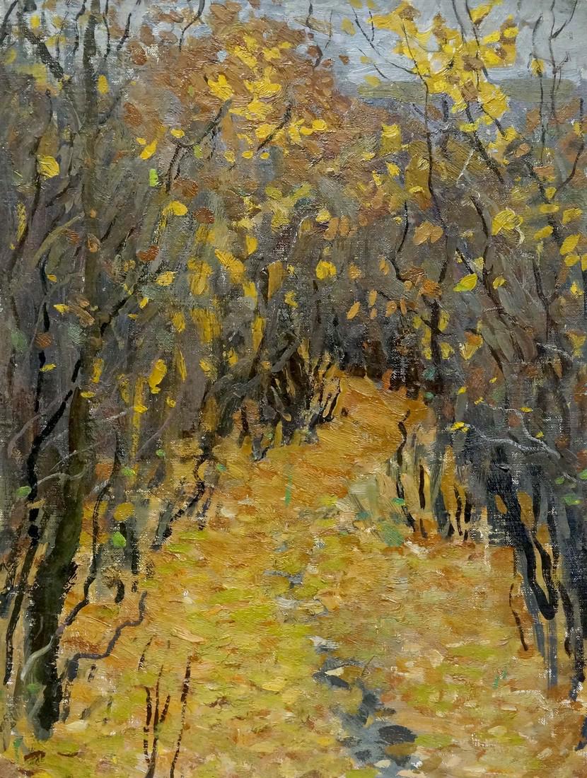 Oil painting Forest landscape (1 of 8)