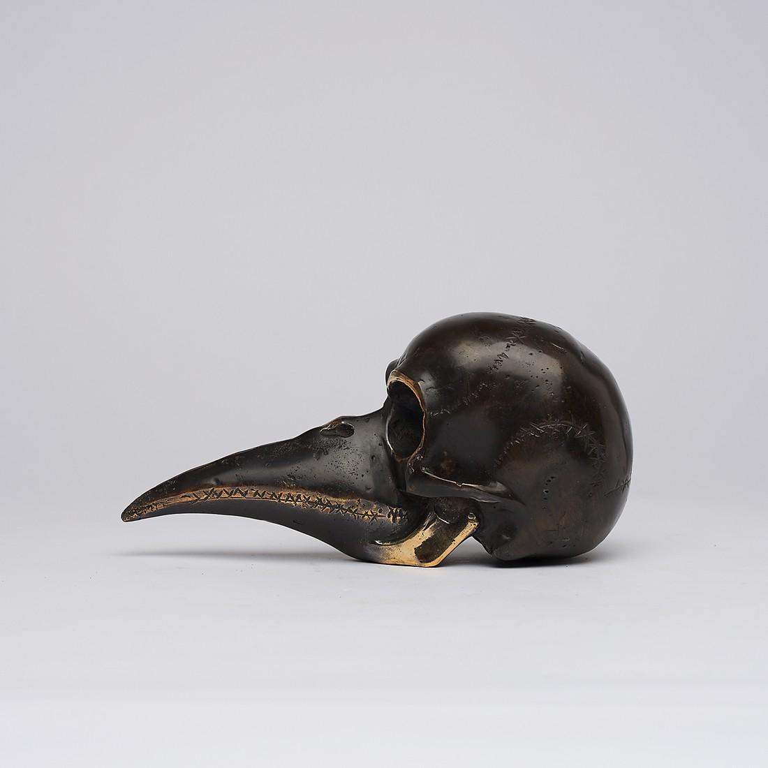 Mythical bronze beaked figure, half man half bird (1 of 10)