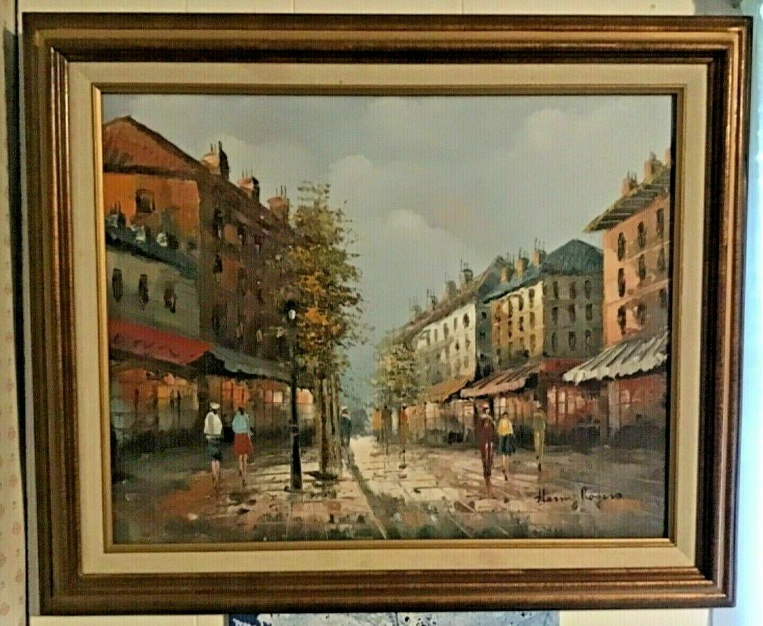 O/c escena de la calle París por Henry Rogers (1 of 4)