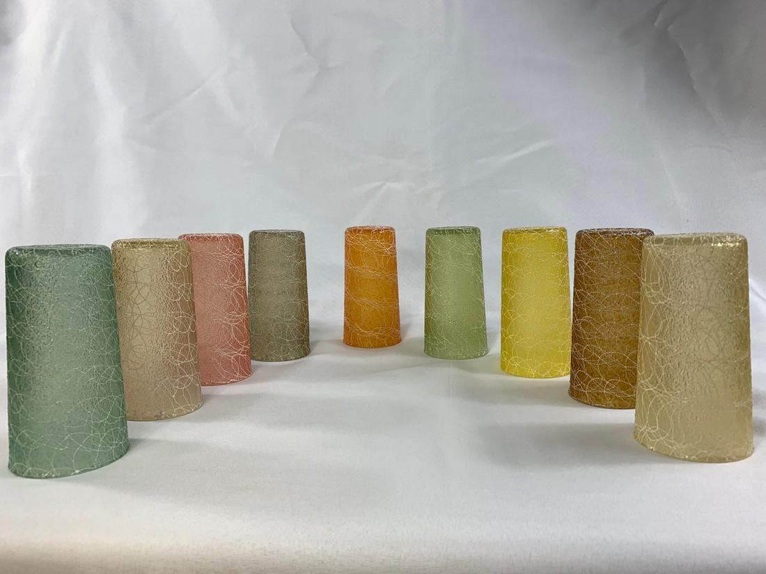 1950's Decorative Glass Cups (1 of 5)