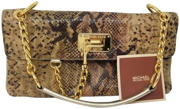 Michael Kors Snake Skin Python Shoulder Bag (1 of 11)