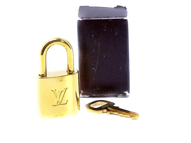 Louis Vuitton Brass Padlock Key and Box (1 of 4)