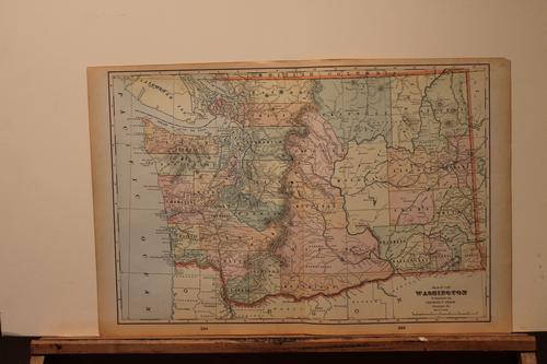 1901 Map of Washington State (1 of 3)