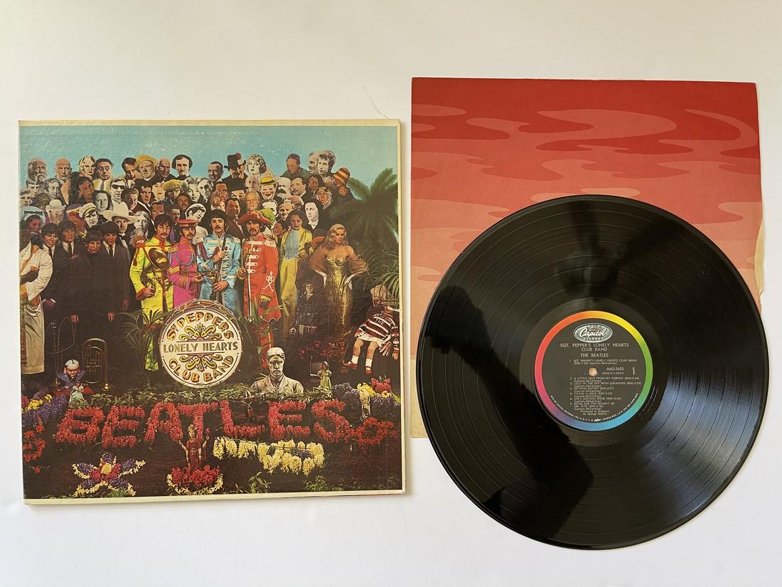 THE BEATLES - SGT. PEPPERS: Title: THE BEATLES - SGT. PEPPERS Additional Information: The Beatles – Sgt. Pepper's Lonely Hearts Club Band Label: Capitol Records – SMAS 2653, Capitol Records – SMAS-2653, Capitol Records –