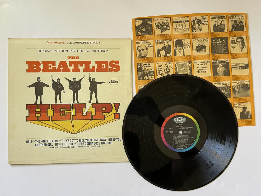 HELP! THE BEATLES: Title: HELP! THE BEATLES Additional Information: HELP! THE BEATLES. CAPITOL. SMAS-2386. The Beatles – Help! (Original Motion Picture Soundtrack) Label: Capitol Records – SMAS 2386, Capitol Records