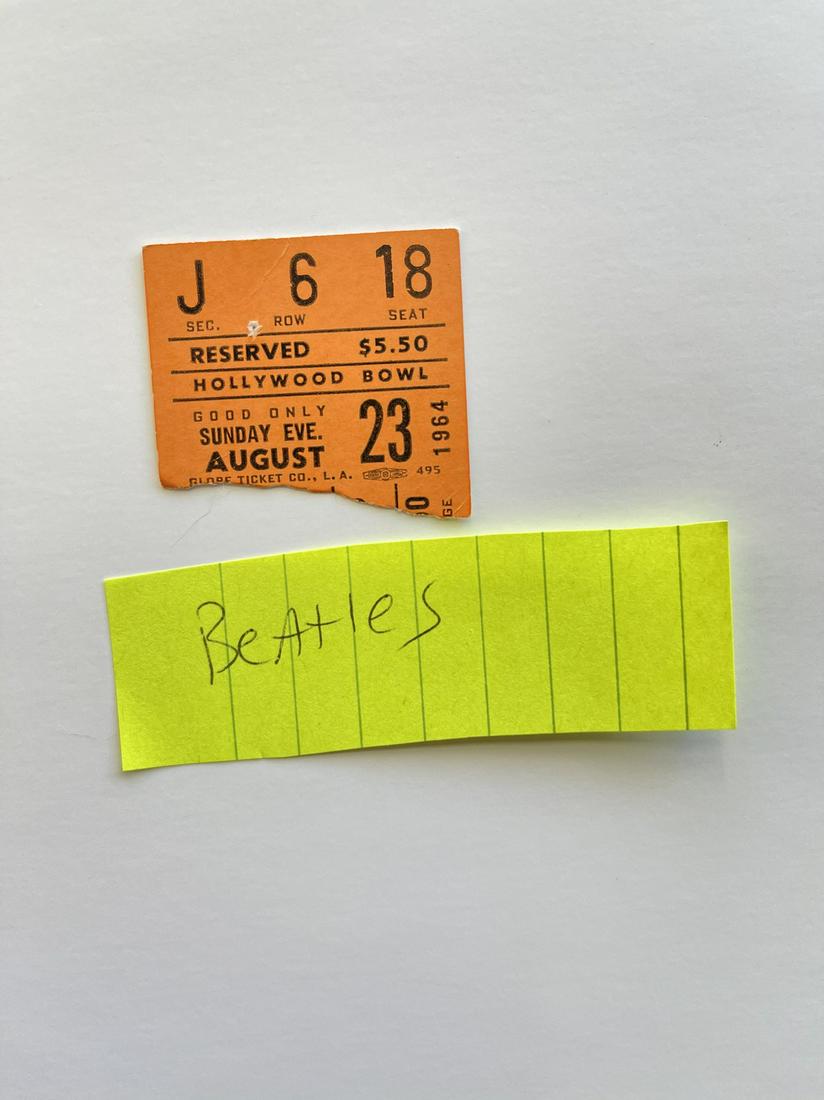 BEATLES 1964 TICKET STUB: Title: BEATLES 1964 TICKET STUB Additional Information: BEATLES 1964 TICKET STUB Reserve: $50.00 Shipping: Domestic: Flat-rate of $5.00 to anywhere within the contiguous U.S. International: Foreign sh