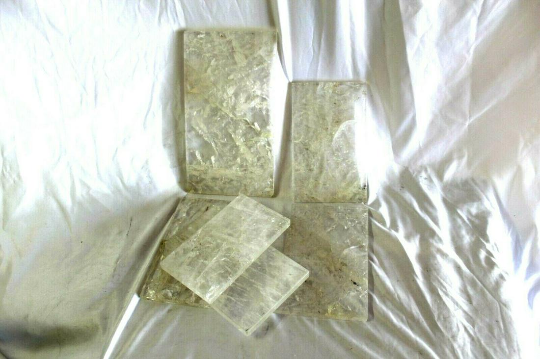 Rock Crystal Lamp & Sconce parts ,Sheets ,Brazil , (1 of 4)