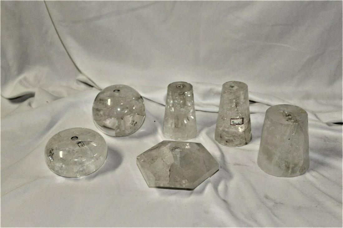 Rock Crystal Parts and spacers , Brazil mixed design (1 of 6)