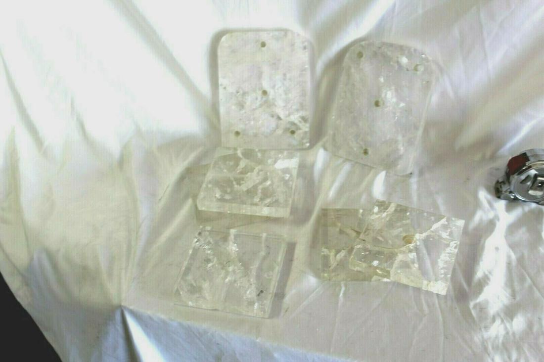 Rock Crystal Lamp Parts ,Brazil Larger pieces , some (1 of 6)