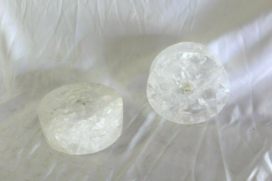 Rock Crystal Lamp bases , Brazil , Drilled , 9 pounds (1 of 7)