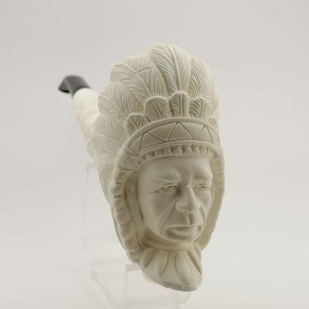 Indian Huge Size,Hand carved Meerschaum Pipe. (1 of 12)