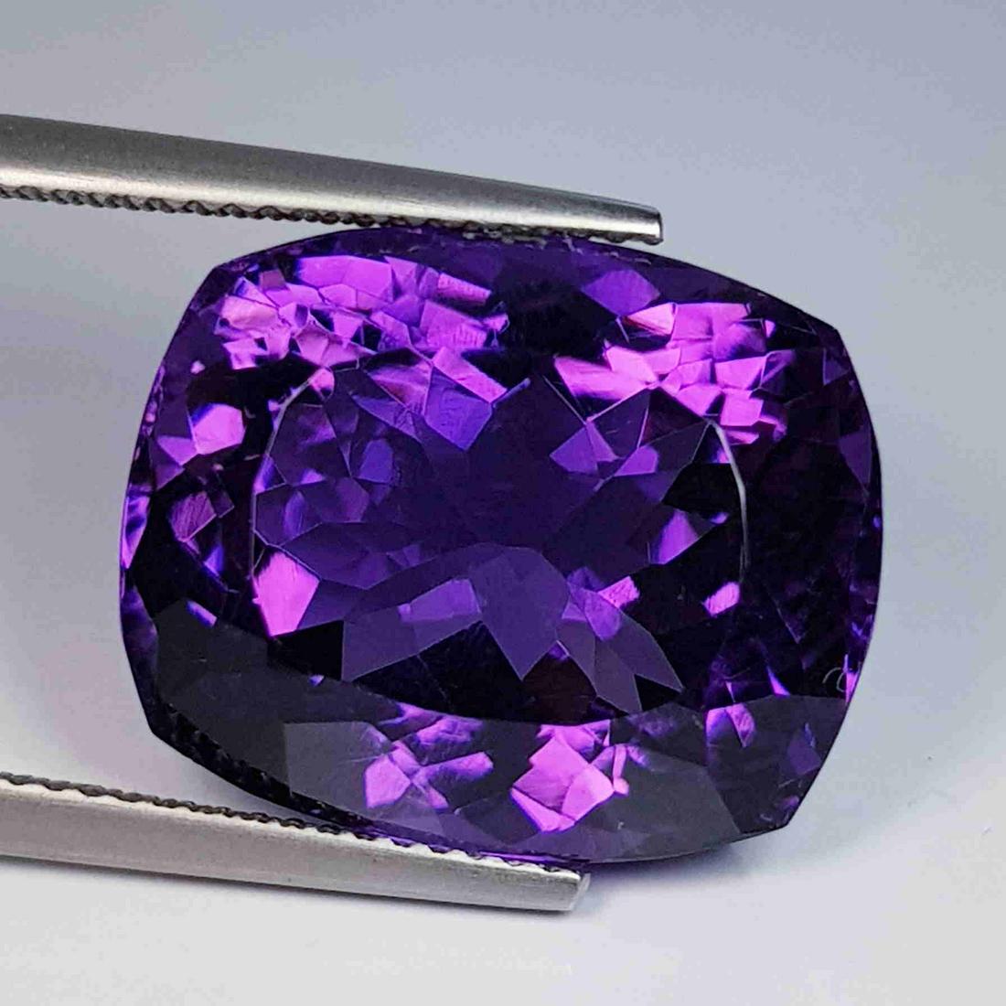Natural Amethyst Cushion Cut 21.64 ct (1 of 4)