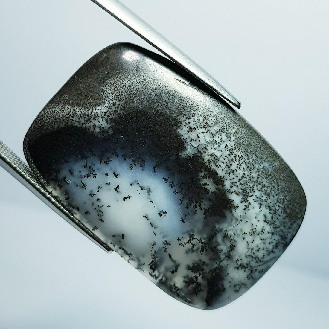 Natural Dendrite Opal Rectangle Cabochon 32.96 Ct (1 of 5)