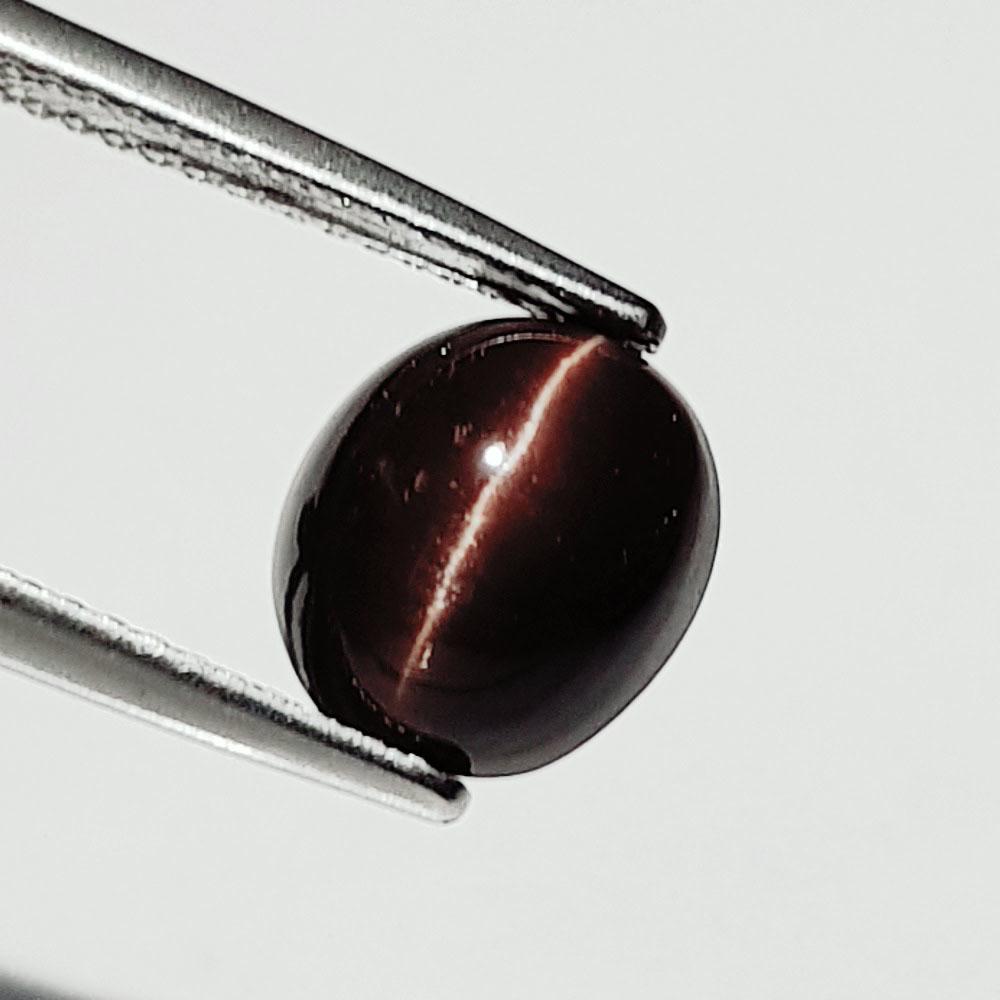 Natural kornerupine Cat's Eye 3.34 ct: No Reserve! Title: Natural kornerupine Cat's Eye 3.34 ct Color/Clarity:Opaque Carat Weight: 3.34 Size/Dimensions: 8.70 x 8.60 x 5.50 Additional Information: Round - Africa Shipping: Domestic: Flat-r
