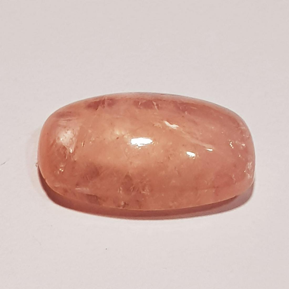 10.90 ct Natural Orange Morganite Cushion Cabochon (1 of 4)