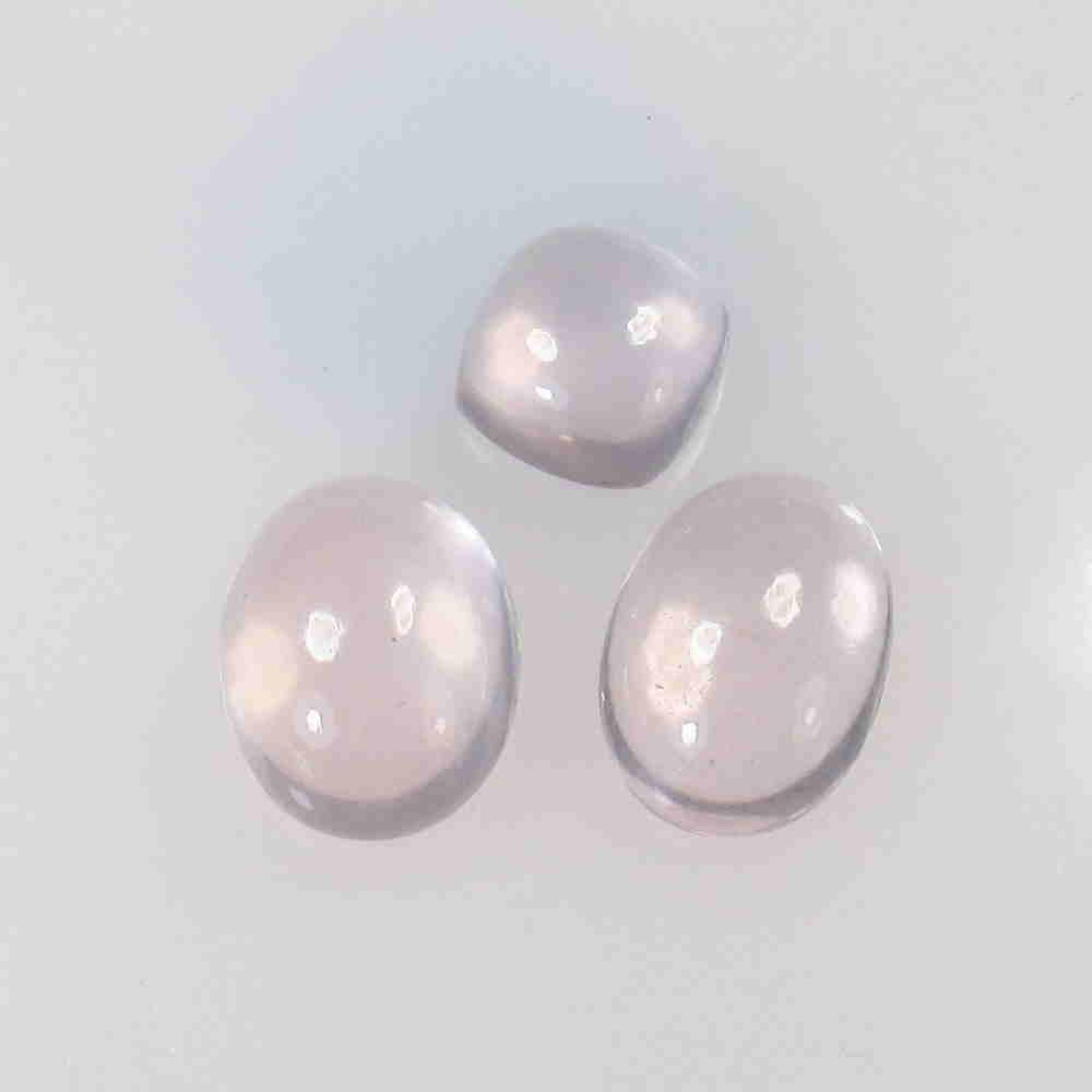 8.12 Ctw Natural 3 Pink Rose Quartz Set (1 of 2)