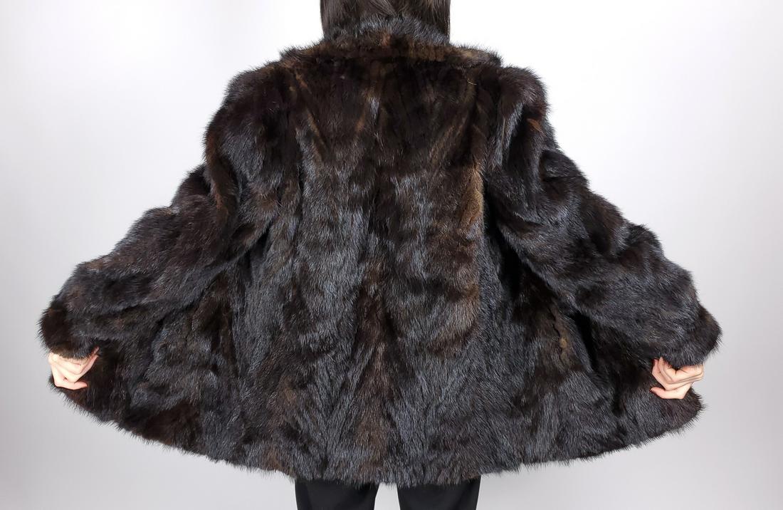 BROWN MINK FUR JACKET (1 of 7)