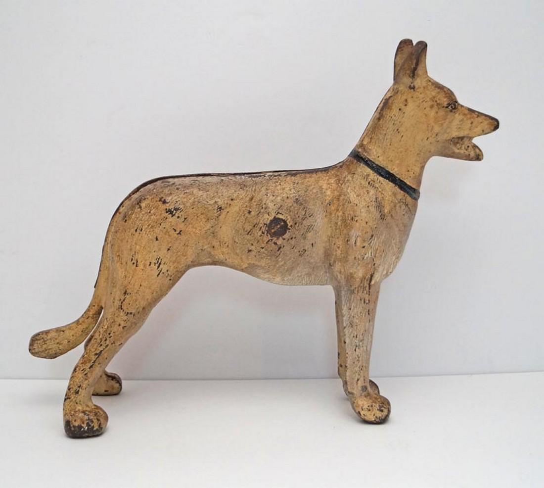 German Shepherd Dog Cast Iron Doorstop (1 of 7)