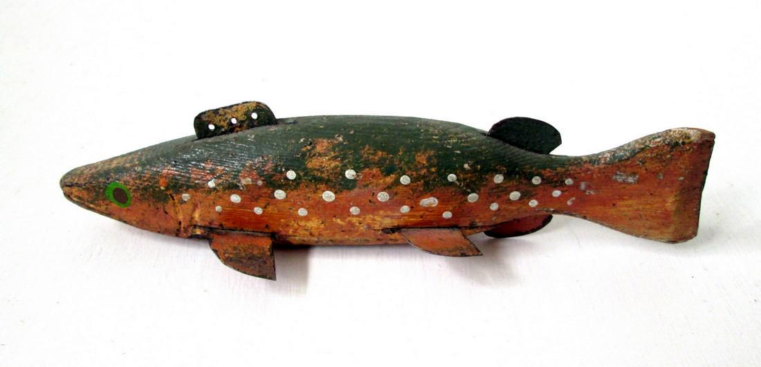 VINTAGE SPECKLED TROUT DECOY (1 of 9)