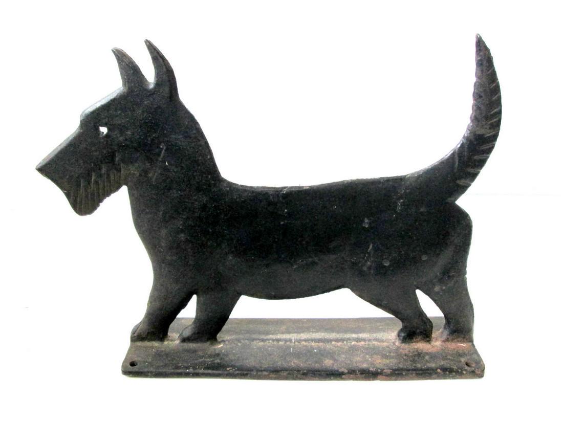 SCOTTIE DOG BOOT SCRAPER (1 of 10)