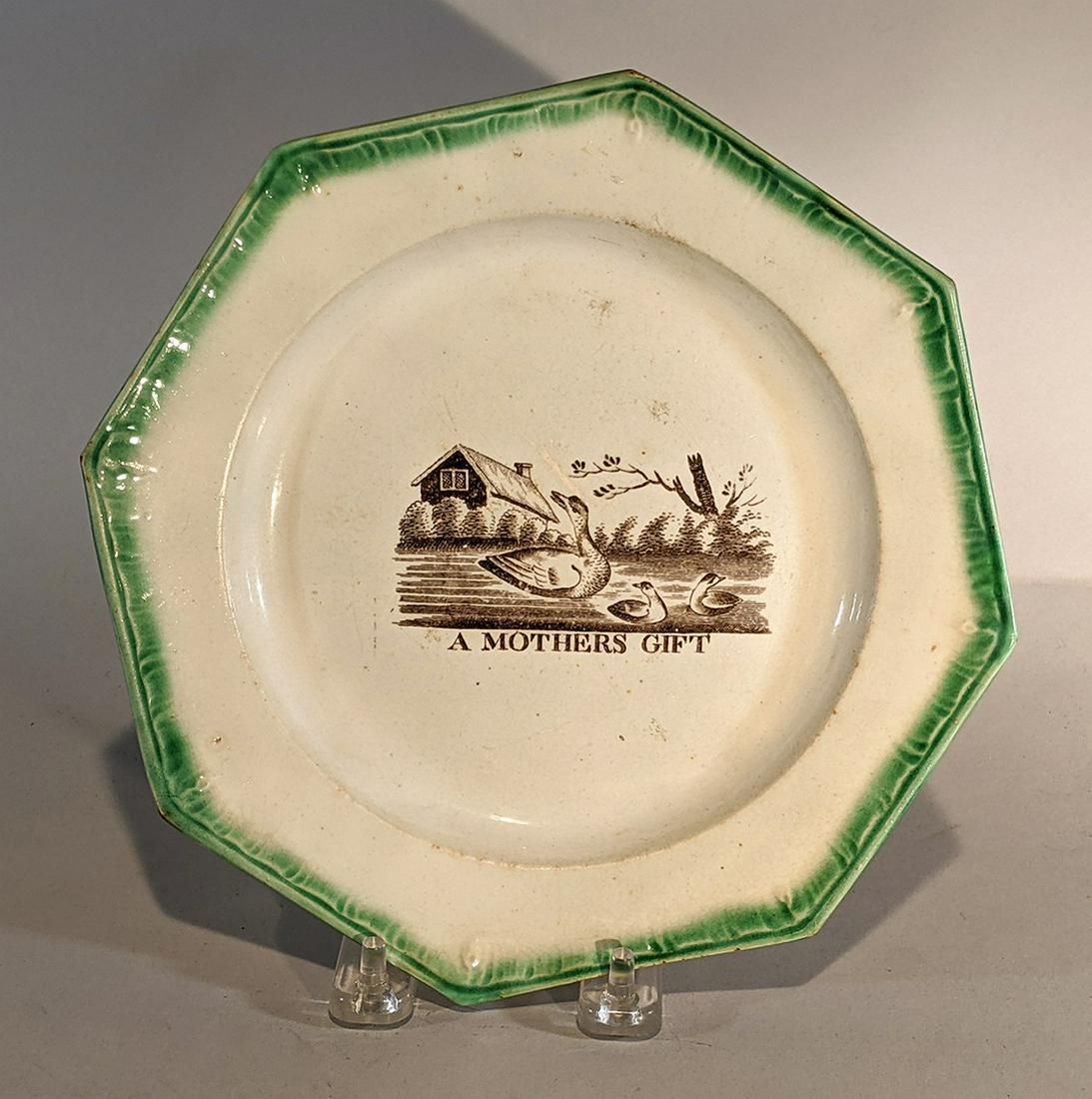 A Mothers Gift Early Davenport Plate (1 of 3)