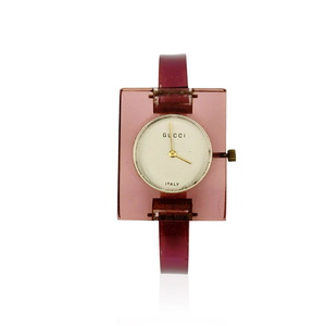 Vintage gucci lucite watch Clearance
