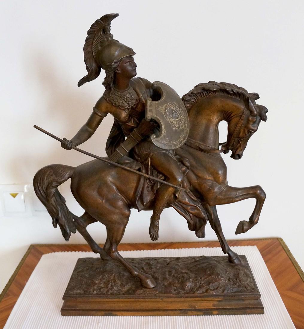 France Amazon sculpture Walcen Early 20th century (1 of 20)