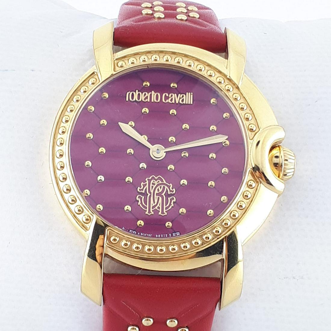 Roberto Cavalli by Franck Muller - RV1L019L0031 -: Brand : Roberto Cavalli by Franck Muller Model : RV1L019L0031 Ref : 1L019 Gender : Women Movement : Quartz Type : Analogue wristwatch Total Lenght : 20 cm / 7,87 inch (Including Watch Case) Cas