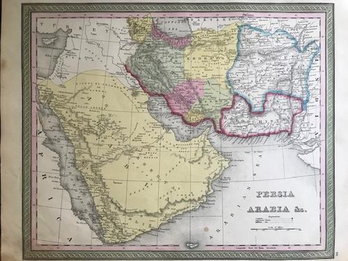 Arabia & Persia. 1850 by Thomas (1 of 1)