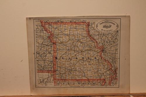 1884 Map of Missouri (1 of 3)