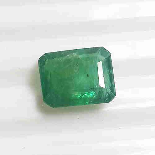 2.35 CTS NATURAL ZAMBIAN EMERALD OCTAGON CUT LOOSE (1 of 4)