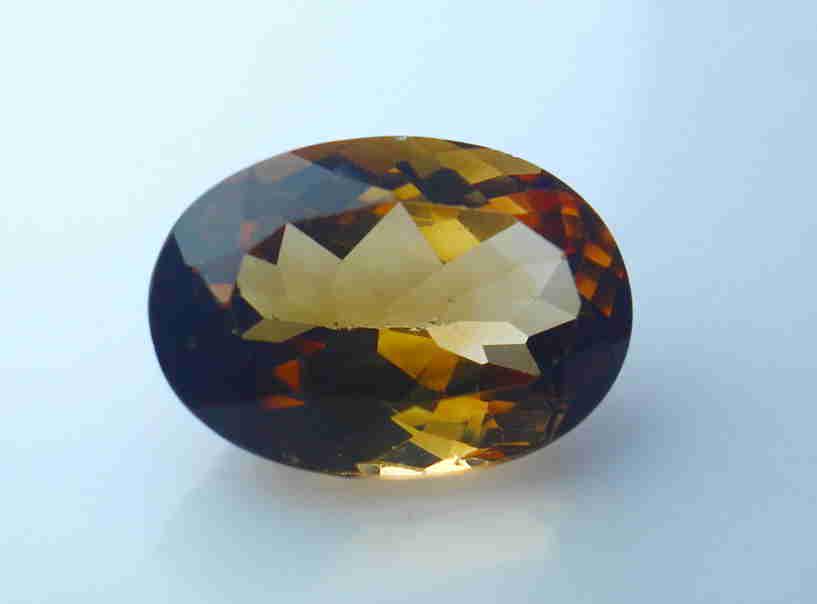 Natural Orange Brown Topaz Gemstone (1 of 6)