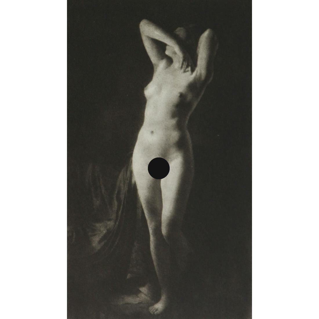 FRANZ GRAINER - Nude: Artist: FRANZ GRAINER Print Title: Nude Medium: Sheet-fed Gravure Printing Date: 1920's Printed in Germany Image size approx. 9 x 5.25 inches Franz Grainer (1871-1948) was a Bavarian photographer. In 