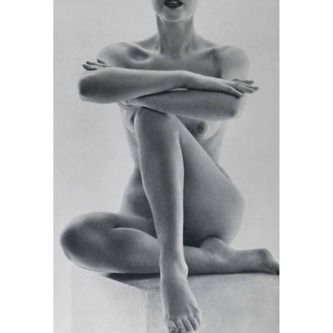 LUCIEN LORELLE - Nude: Artist: LUCIEN LORELLE Print Title: Nude Medium: Sheet-fed Gravure Printing Date: 1950's Printed in France Image Size approx: 7.5 x 7.25 inches Lucien Lorelle (1894-1968) was one of the great photogr