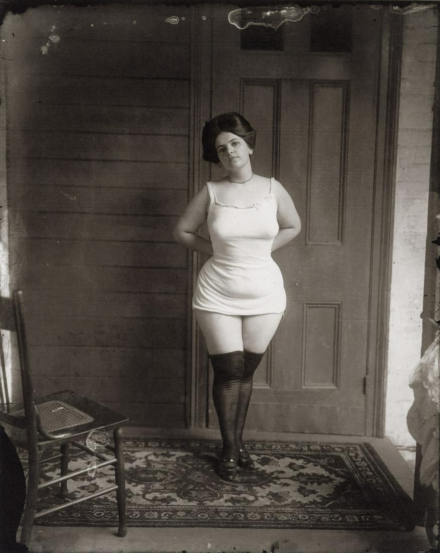 E.J. BELLOCQ - Storyville Prostitute, New Orleans: Artist: E.J. Bellocq Title: Storyville Prostitute, New Orleans Medium: Photo Litho, 1996, Italy Dimensions: 7.9x9.9" Additional Information: Heat Wax Mounted on 11x14" Conservation Board Artist Bio: J