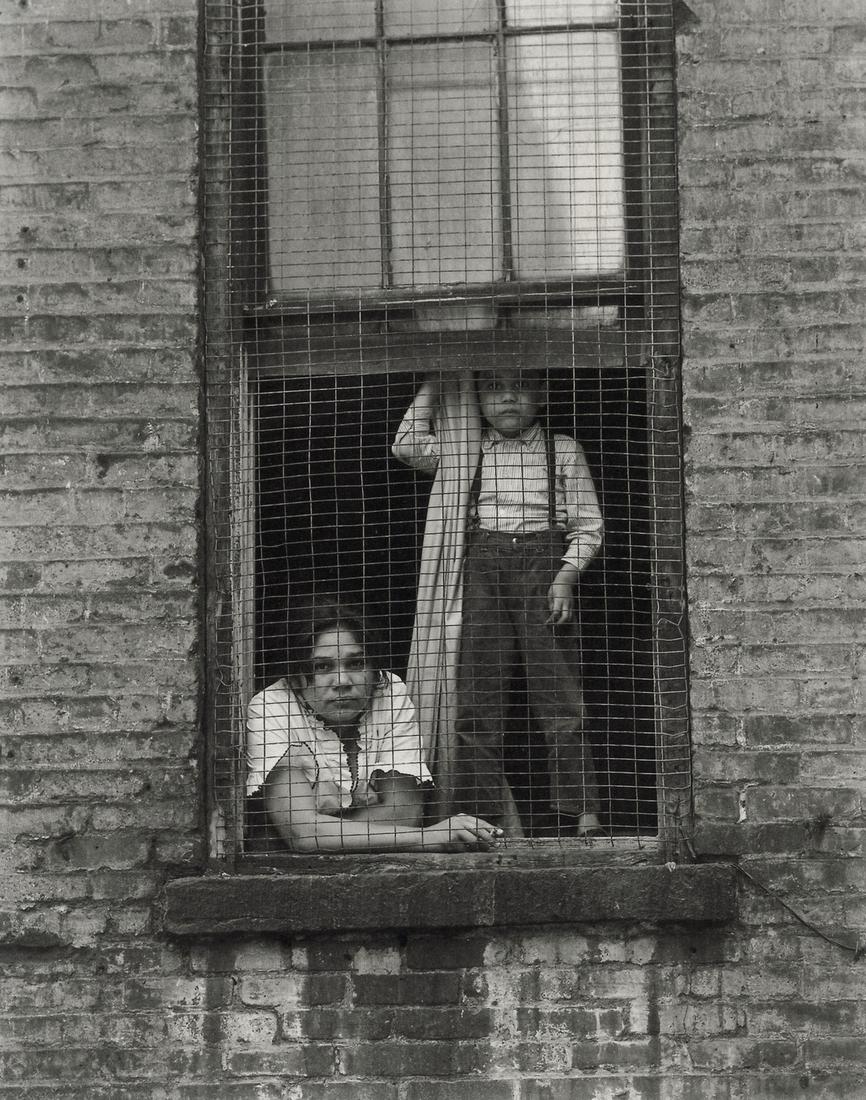 BRUCE DAVIDSON - East 100th Street, Harlem, NY, 1966: Artist: Bruce Davidson Title: East 100th Street, Harlem, New York, 1966 Medium: Photo Litho, 2016, Spain Dimensions: 7.75x9.8" Additional Information: Heat Wax Mounted on 11x14" Conservation Board Art