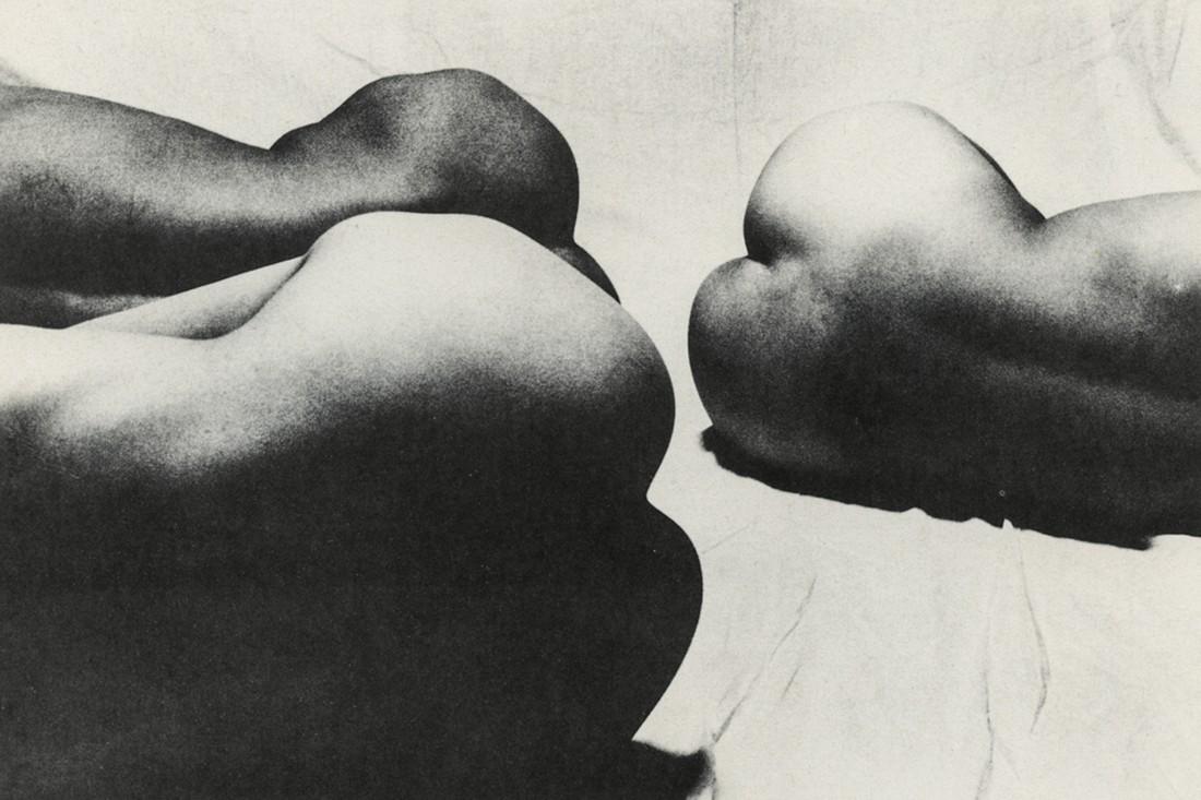 EIKOH HOSOE - Abbraccion N. 61: Artist: Eikoh Hosoe Title: Abbraccion N. 61 Medium: Photo Litho, 1983, Italy Dimensions: 7.6x5.1" Additional Information: Heat Wax Mounted on 8.5x11" Conservation Board Artist Bio: Eikoh Hosoe (1933)