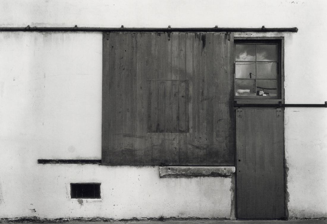 ARNOLD NEWMAN - Warehouse Door, Florida, 1940: Artist: Arnold Newman Title: Warehouse Door, West Palm Beach, FL, 1940 Medium: Photo Litho, 2008, Germany Dimensions: 9.05x6.2" Additional Information: Heat Wax Mounted on 11x14" Conservation Board Ar