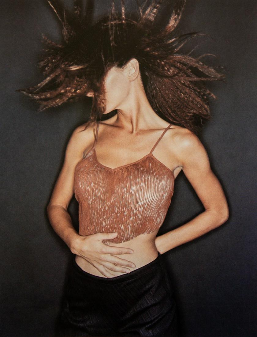 RANKIN - Shania Twain: Artist: Rankin Title: Shania Twain Medium: Photo Litho, 2000, England Dimensions: 9.65x12.25" Additional Information: Heat Wax Mounted on 14x18" Conservation Board Artist Bio: John Rankin Waddell (196