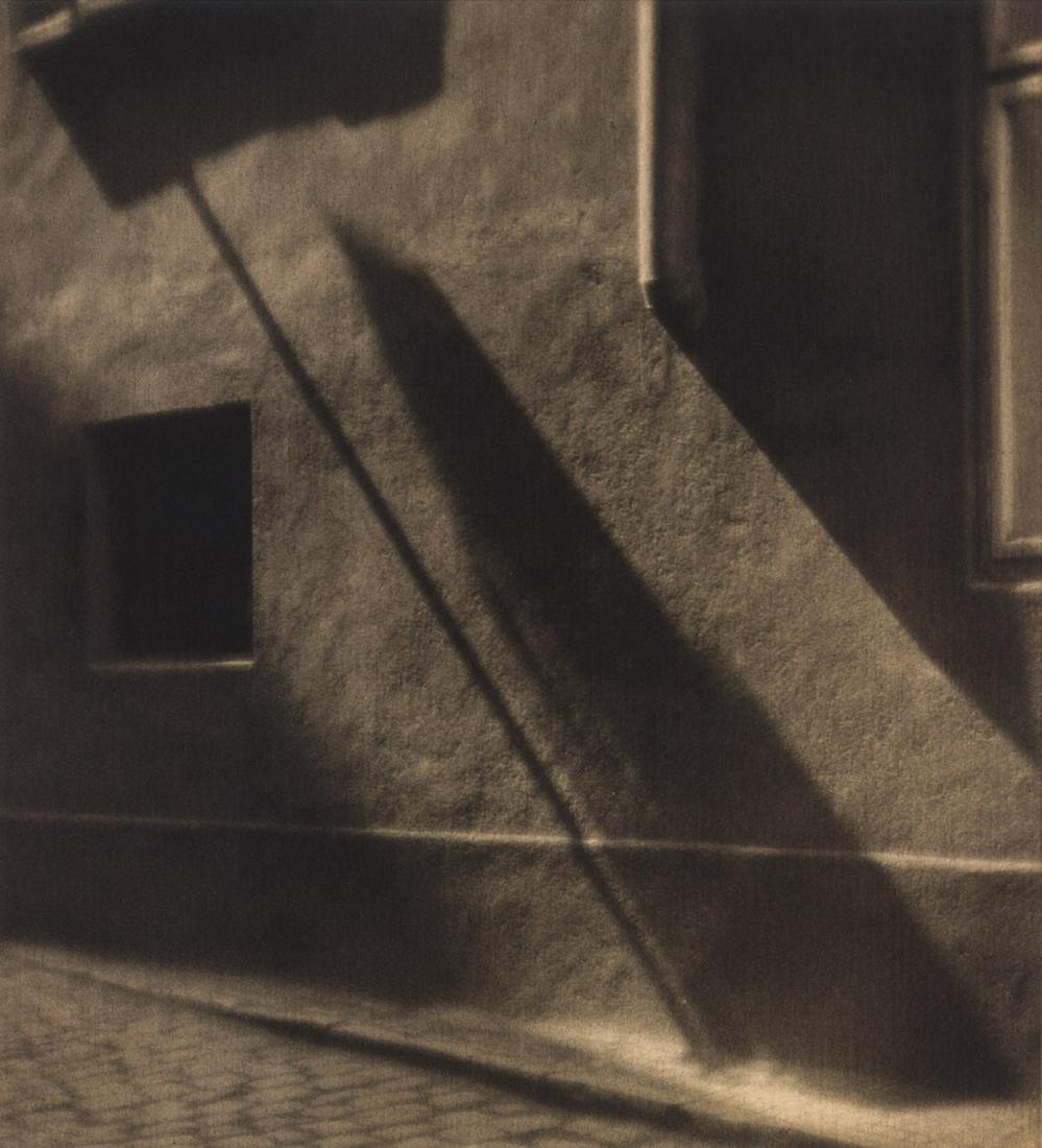 JOSEF SUDEK - Wall Shadow, 1928: Artist: Josef Sudek Title: Wall Shadow, 1928 Medium: Photo Litho, 1999, USA Dimensions: 6x6.6 Additional Information: Heat Wax Mounted on 11x14" Conservation Board Artist Bio: Josef Sudek (1896 - 1976