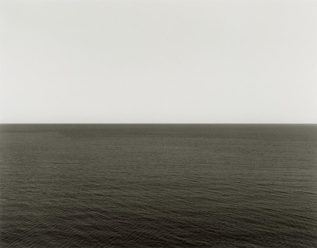HIROSHI SUGIMOTO - Caribbean Sea, Jamaica, 1980: Artist: Hiroshi Sugimoto Title: Caribbean Sea, Jamaica, 1980 (Neg. 301) Medium: Photo Litho, 2019, Italy Dimensions: 8.45x6.6" Additional Information: Heat Wax Mounted on 8.5x11" Conservation Board Ar